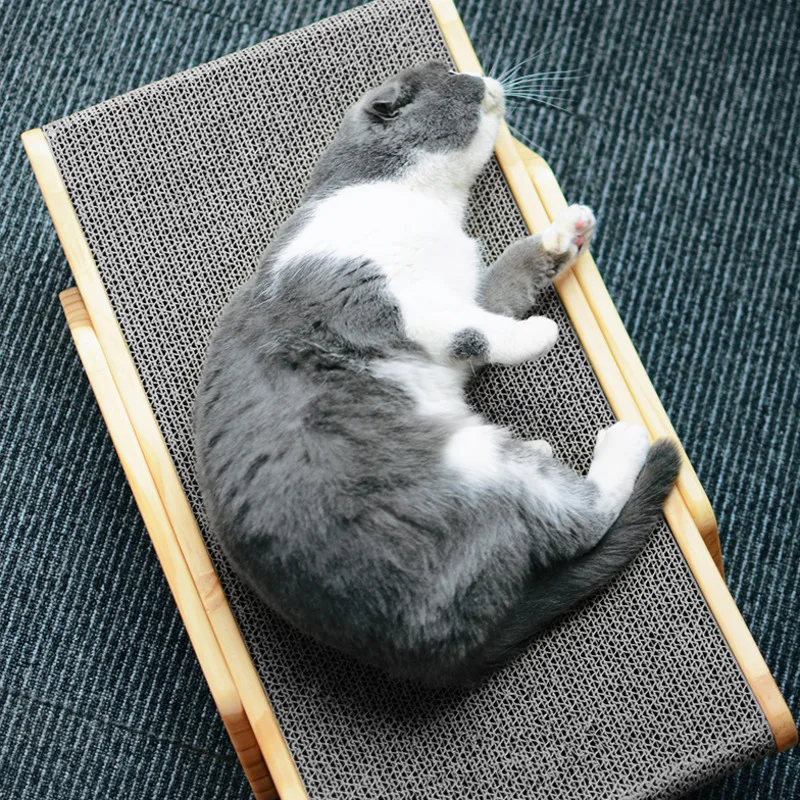 Tanie Tektura falista transformacja kot drapanie łóżko kot zabawki szkolenia do ścierania pazurów Sofa Kitten Scratchers maty planszowe HW199