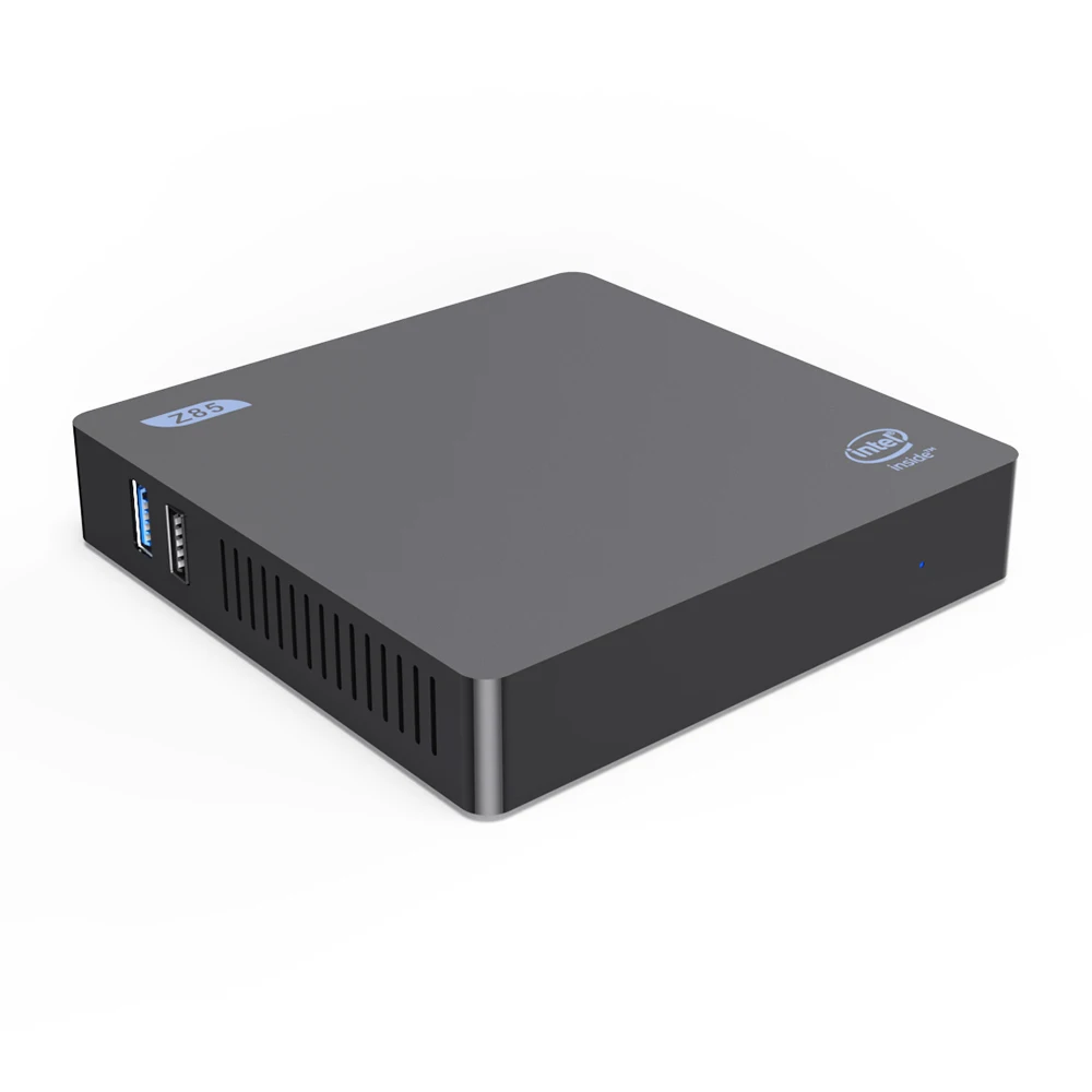 Z85 оригинальная windows 10 мини ПК baytrail Z8350 ТВ приставка 2 Гб 64 1000 Lan windows10