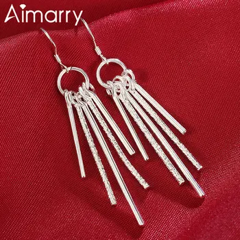 

Aimarry 925 Sterling Silver/18K Gold Classic Pendant Earring For Women Charm Party Christmas Gifts Wedding Fashion Jewelry