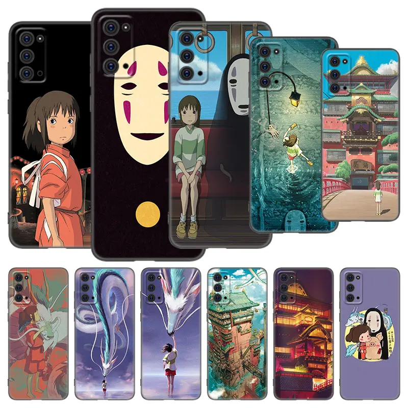 Чехол аниме Spirited-Away для Samsung Galaxy M11 M12 M21 M51 M52 M32 5G M30 M31 S Note 10 Lite 20 Ultra J2 J6 J8 2018 J4 Plus |