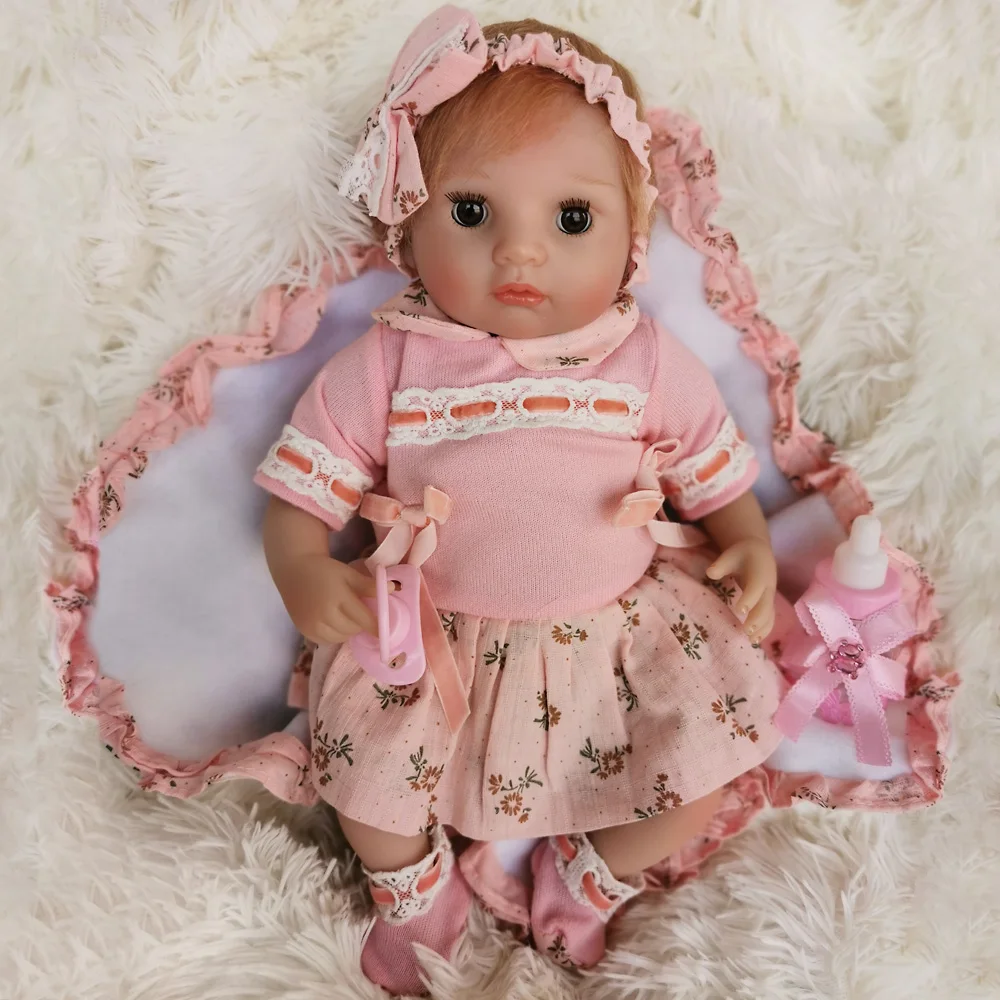 Мигающие глаза reborn baby doll 40 см мягкие силиконовые reborn куклы-игрушки для девочек реальный живой новорожденный кукла подарок для детей