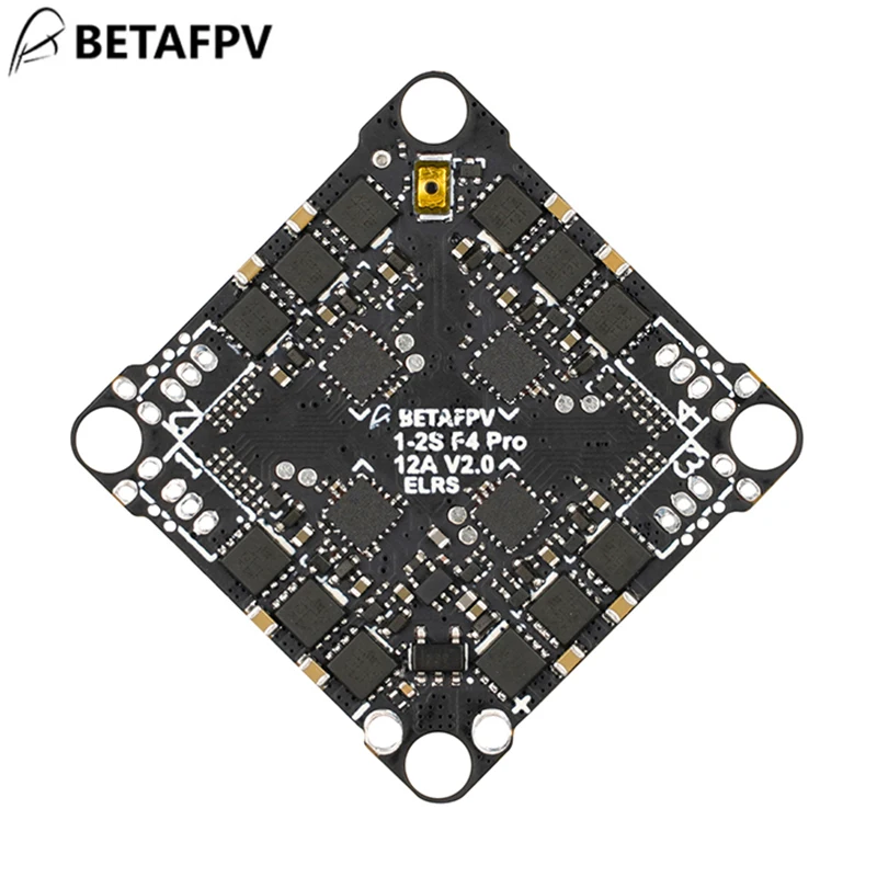 BetaFPV ELRS F4 1-2S 12A AIO бесщеточный Полетный контроллер MPU6000 F411 BL-Heli 2 4G V2.0 Встроенный