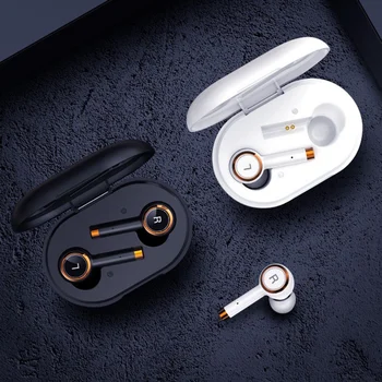 Bluetoothイヤホンとマイク5.0ハイファイミニノイズキャンセルtwsイヤフォン防水ワイヤレスヘッドフォン