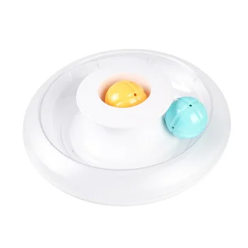 

Kitten Interactive Cat Toy Funny Cat Toy Ball Cat Tower Cat Supplies Cats Turntable Toys Amusement Disk Base Toys New 2020