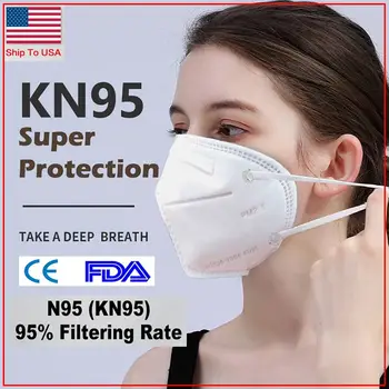 

kn95-dust-masks-n95-respirator 5 layers Ear Loop Covers Non-Woven anti-dust protective face covers earloop in stock！#9402