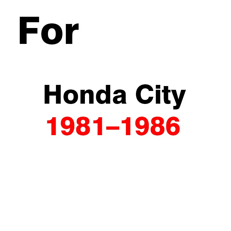 1981-1986 Полный автомобильный чехол наружный анти-УФ Солнцезащитный козырек Дождь Снег Мороз пылезащитный чехол для Honda City Grace Ballade - Название цвета: 1981-1986