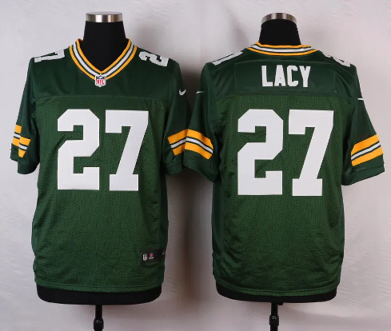 Золотой Stitiched, Новые поступления, Green Bay Aaron Rodger Clay Matthews Джерси - Цвет: Золотой