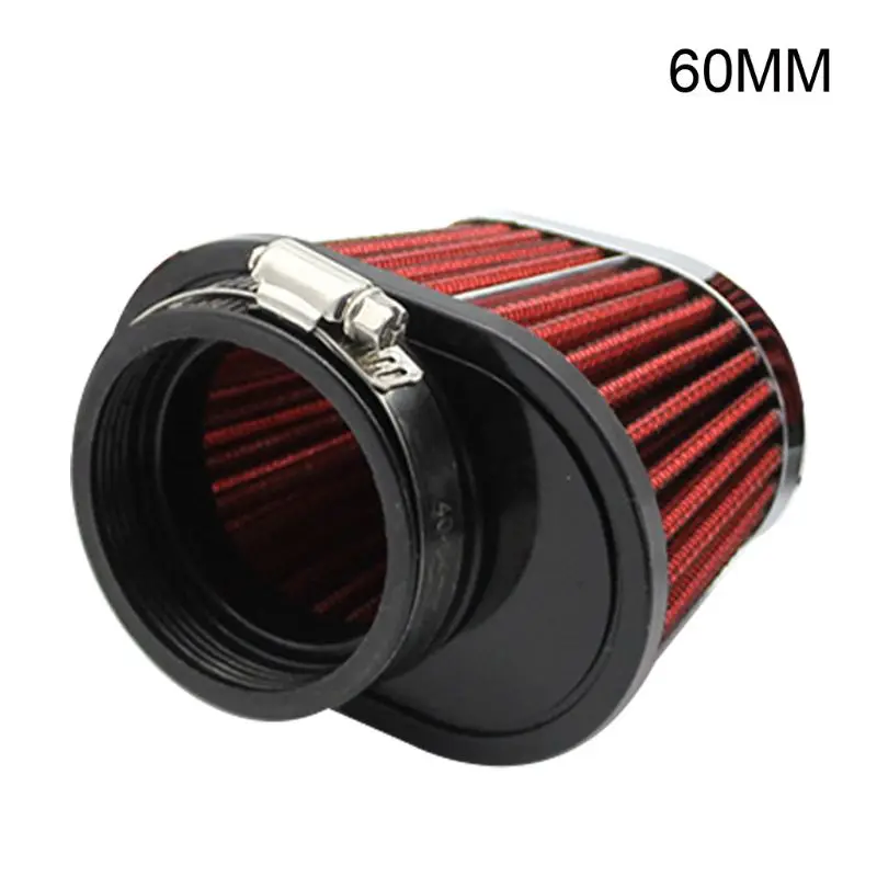 2025 New 51/55/60mm Universal Motorcycle Air Filter Car Motorbike Air Intake Accessories