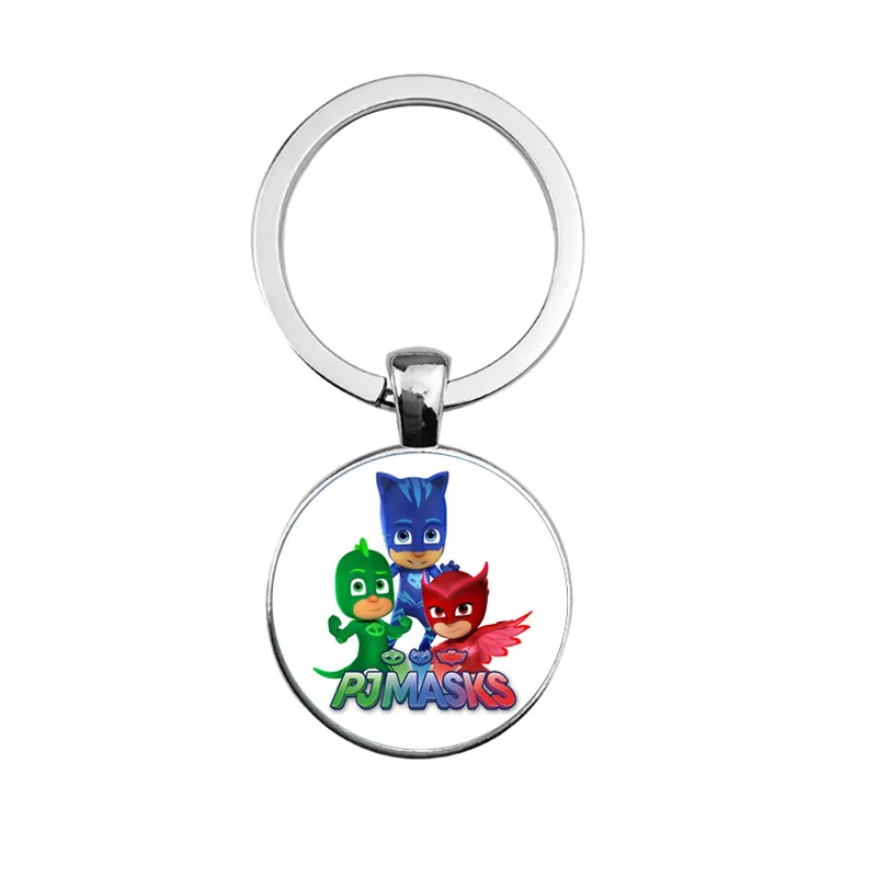 PJ Masks костюм время драгоценный камень брелок кулон Pj маска Juguete Catboy Owlette Gekko мультфильм аксессуары брелок декорация игрушки S66