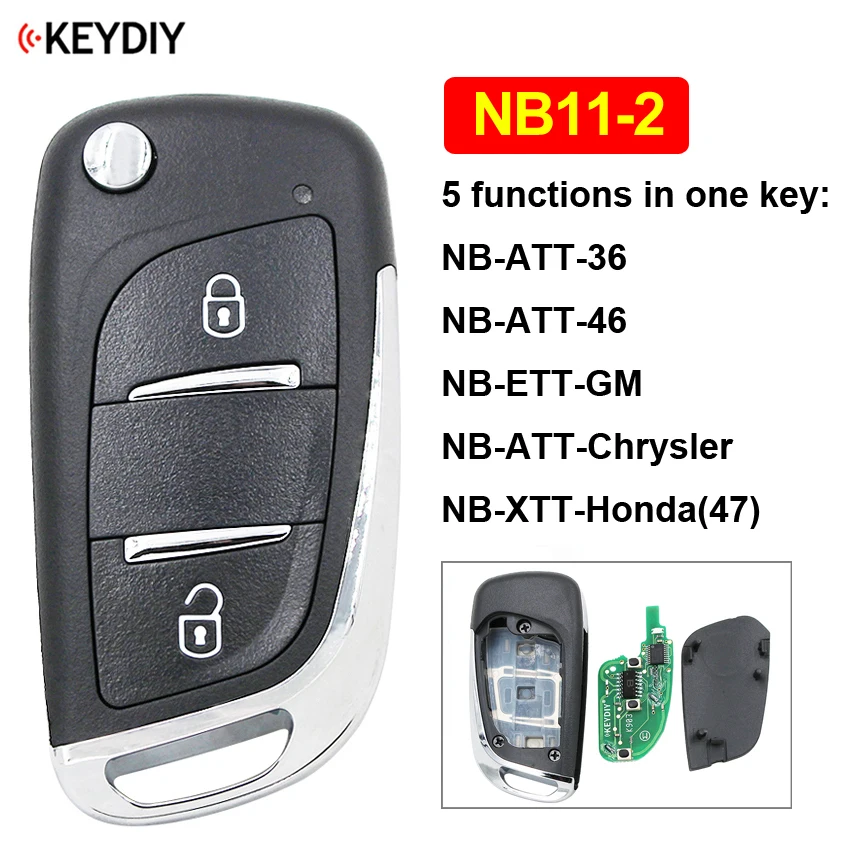 10 шт./лот NB11 NB08 NB10 NB22 NB25 NB26 NB28 NB29 KD дистанционный ключ для KD900 KD900+ URG200 KD-X2(все функции, указанные в чипы в один ключ - Цвет: NB11-2