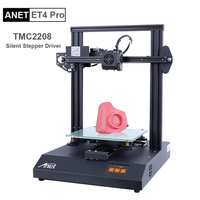 Anet et4/et4 pro impressora 3d com 2.8 Polegada tela sensível ao toque a cores retomar a impressão de falha de energia/detecção de filamento/nivelamento automático