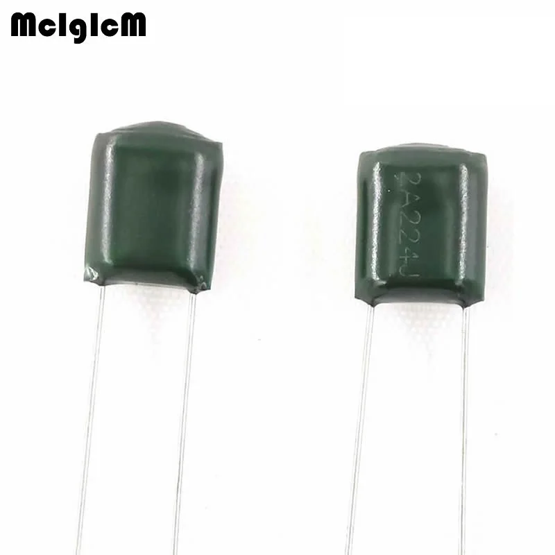 10pcs Polyester film capacitor 100V 56nF 150nF 220nF 470nF 2A563J 2A154J 2A474J | Электронные компоненты и