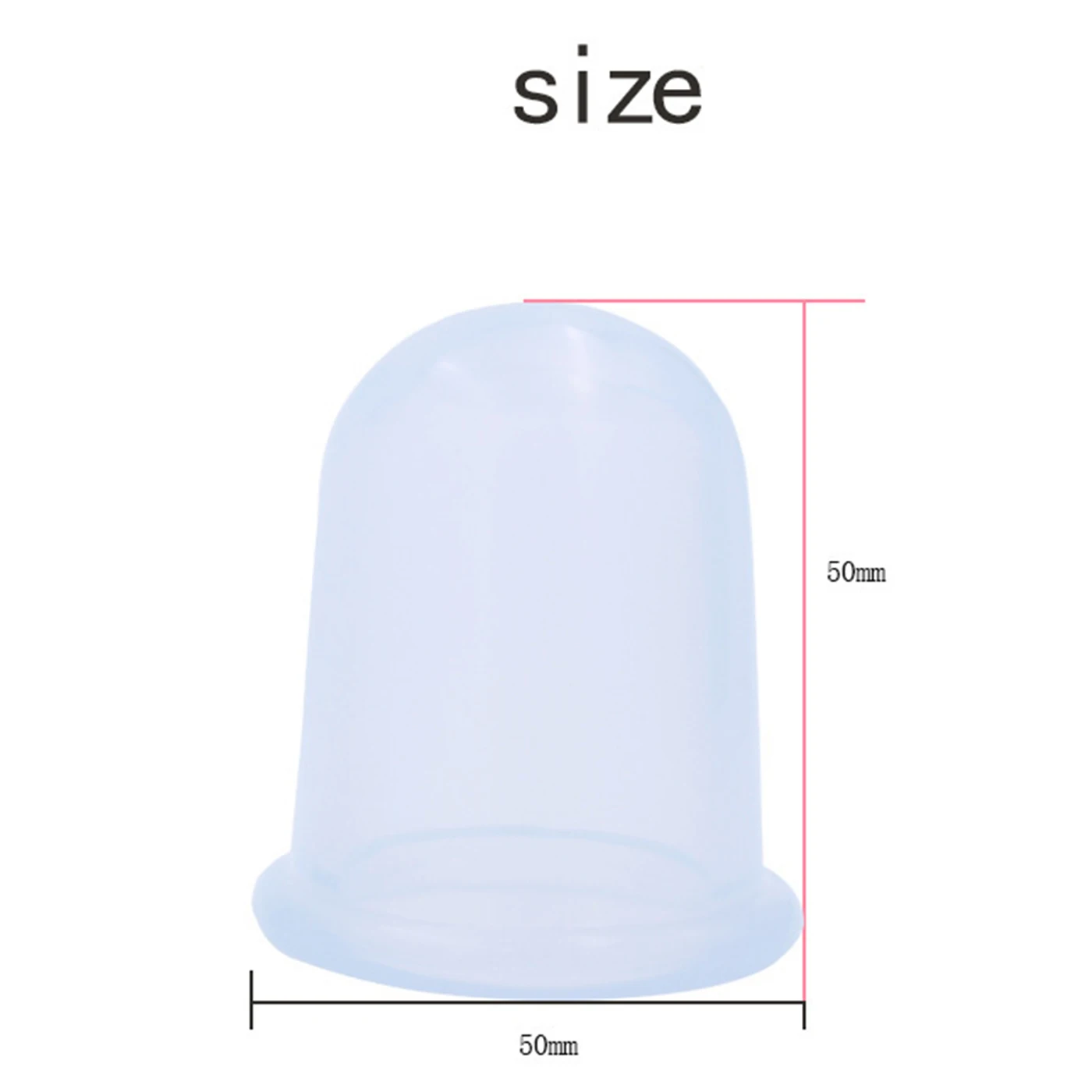 Silicone Vacuum Cup Suction Cups Vacuum Cans Massage Body Face Neck Massage Suction Cup Health Care Cellulite Massage Tools 5