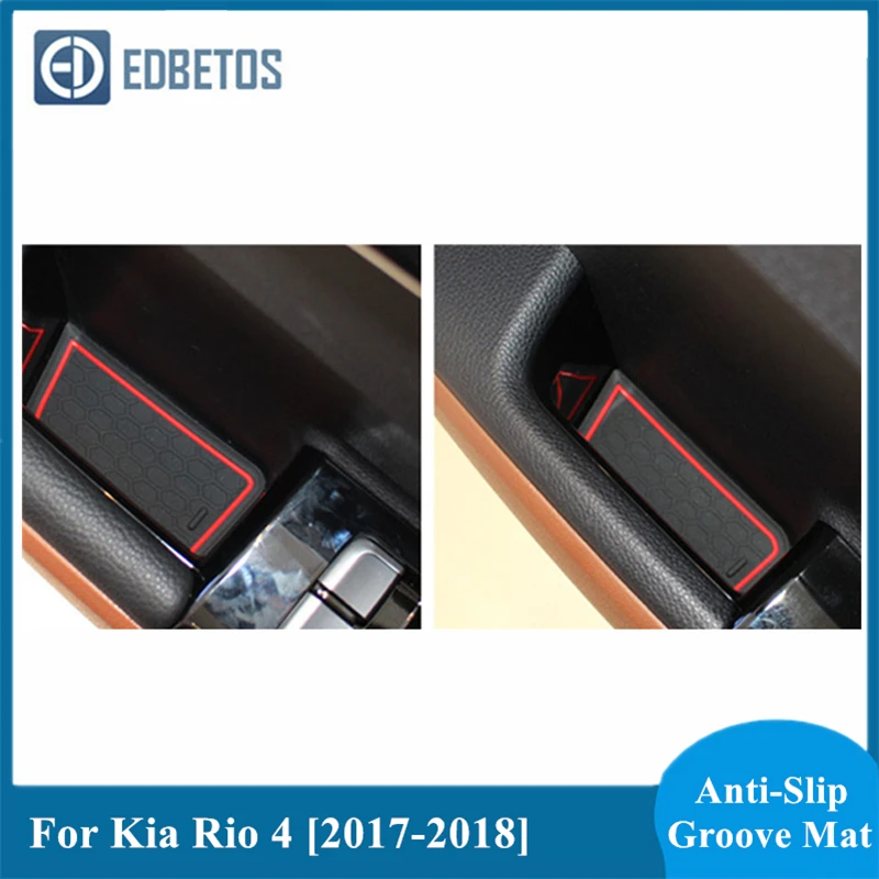 Нескользящие Коврики для Kia Rio 4 X Line 2017 2018 2019 2020|Автомобильные грязезащитные