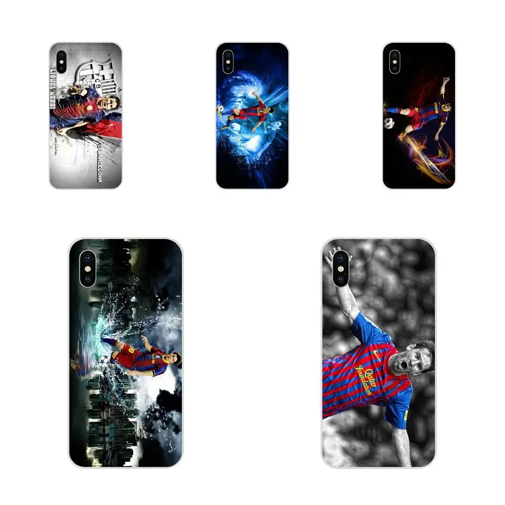 

For Xiaomi Redmi Mi 4 7A 9T K20 CC9 CC9e Note 7 9 Y3 SE Pro Prime Go Play Soft TPU Cover Case Football Star Leo Messi Wallpaper