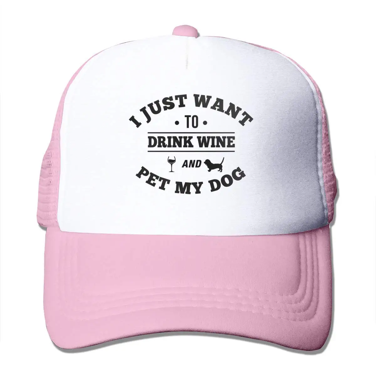 Я просто хочу пить вино и домашнее животное моя собака сетки бейсболки