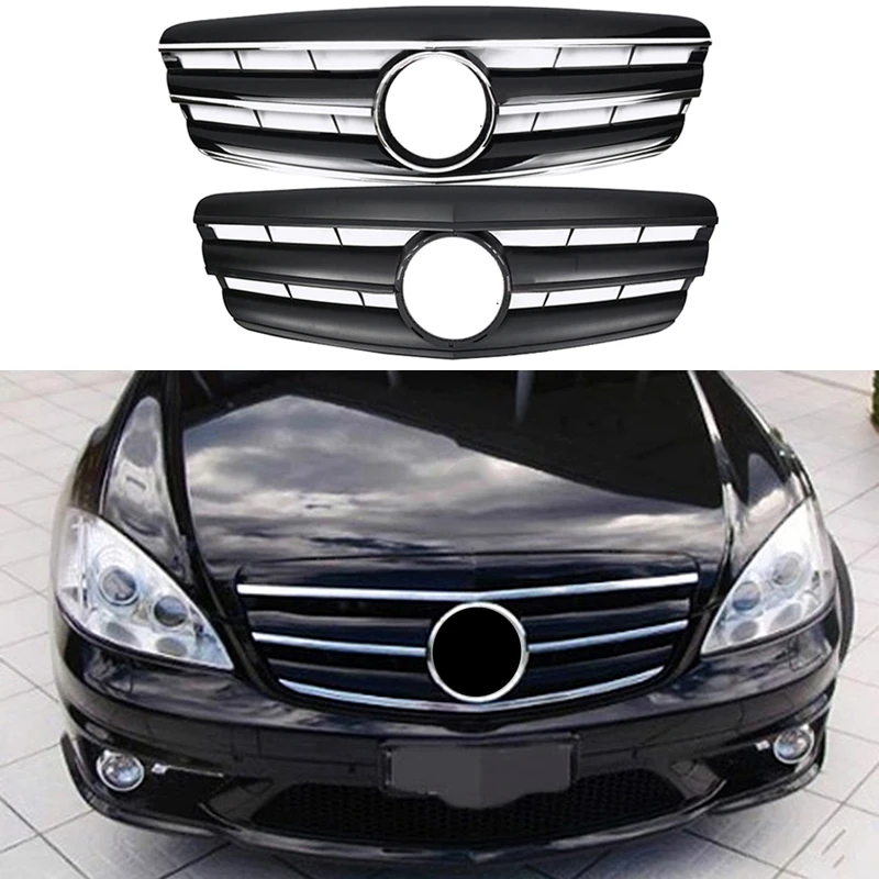 Передний гоночный Центр решетка Facelift бампер Гриль для Mercedes Benz W221 S-Class 2006 2007 2008 2009 |