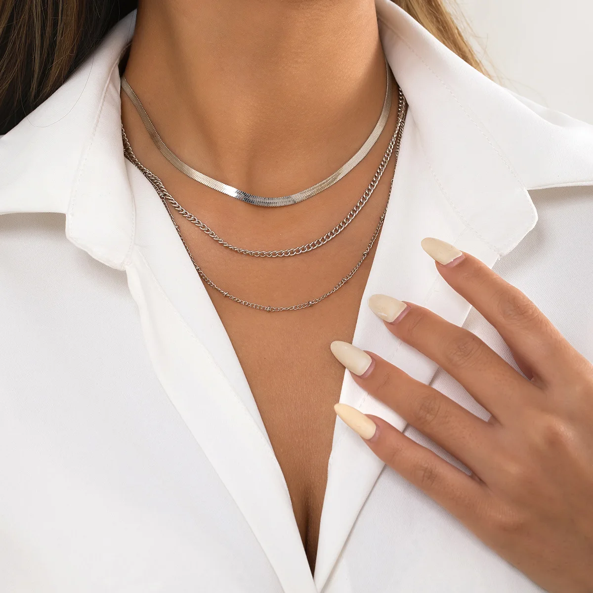 Vintage Geometric Crystal Twist Snake