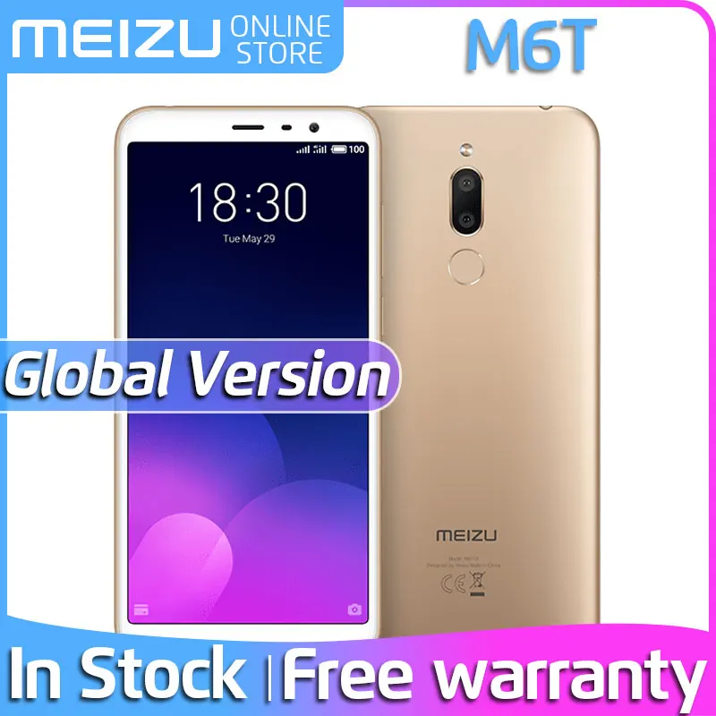 Meizu M6T смартфон с 5 7 дюймовым дисплеем восьмиядерным процессором MTK6750 ОЗУ 3 ГБ ПЗУ 32