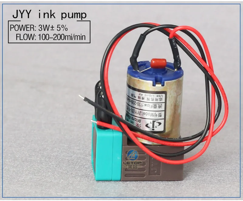 solvente 3W 24V DC JYY 100ml-200ml Bomba de tinta JYY pequena