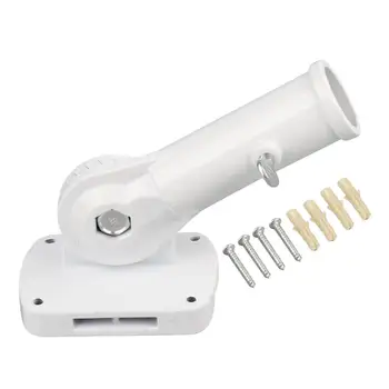 

Adjustable Flag Pole Bracket Heavy Duty Aluminum Flag Display Holder Flagpole Base Or Flagpoles Below 1.26inch