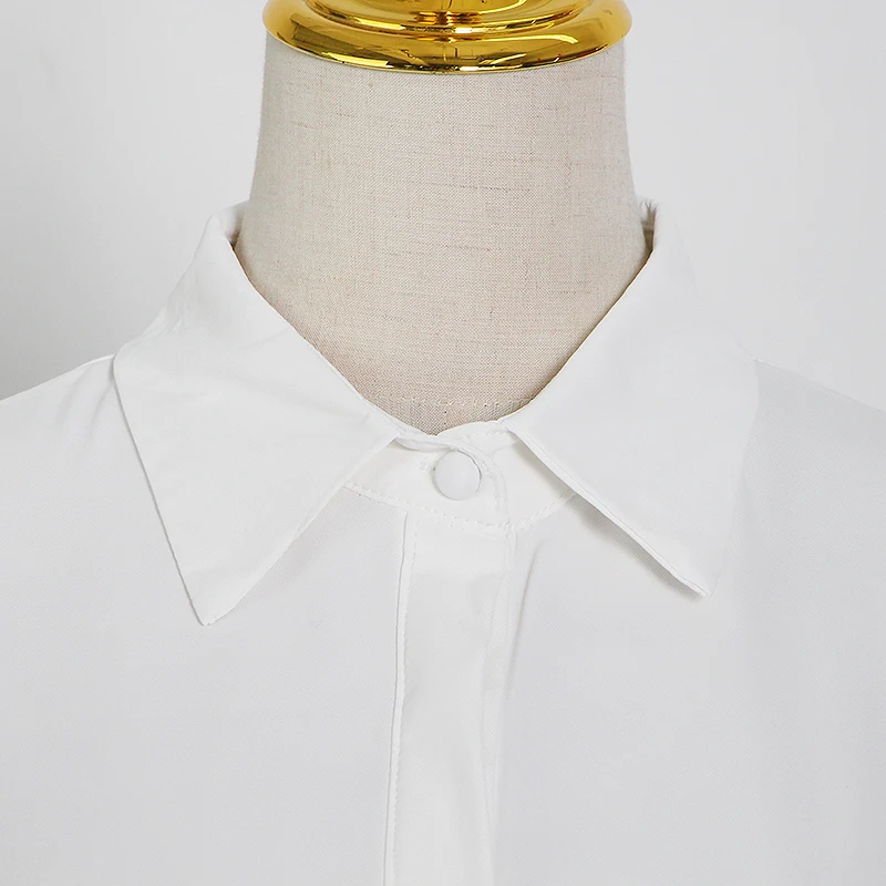 فستان أنيق بأكمام طويلة