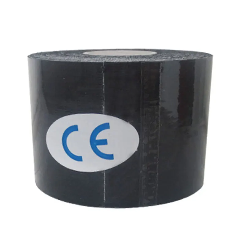 Taping Muscular Kinesiological Tape Therapy Stickers Cotton 3.8cm5m Multi-Color - Цвет: Black