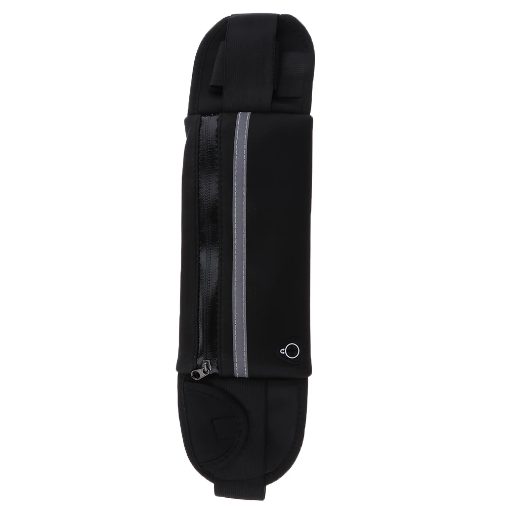 Reflect Running Belt Jogging Cycling Waist Pouch Bag W/ Water Bottle Holder Running Bags for Outdoor Sports