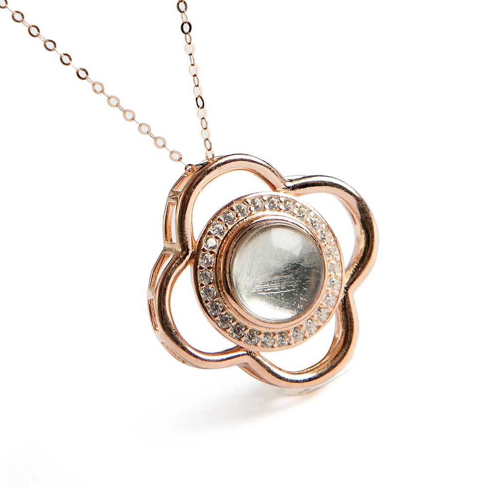 

Genuine Natural Gibeon Iron Meteorite Moldavite 20x8mm Round Shape Pendant Silver Plated Necklace Jewelry For Women Men AAAAA