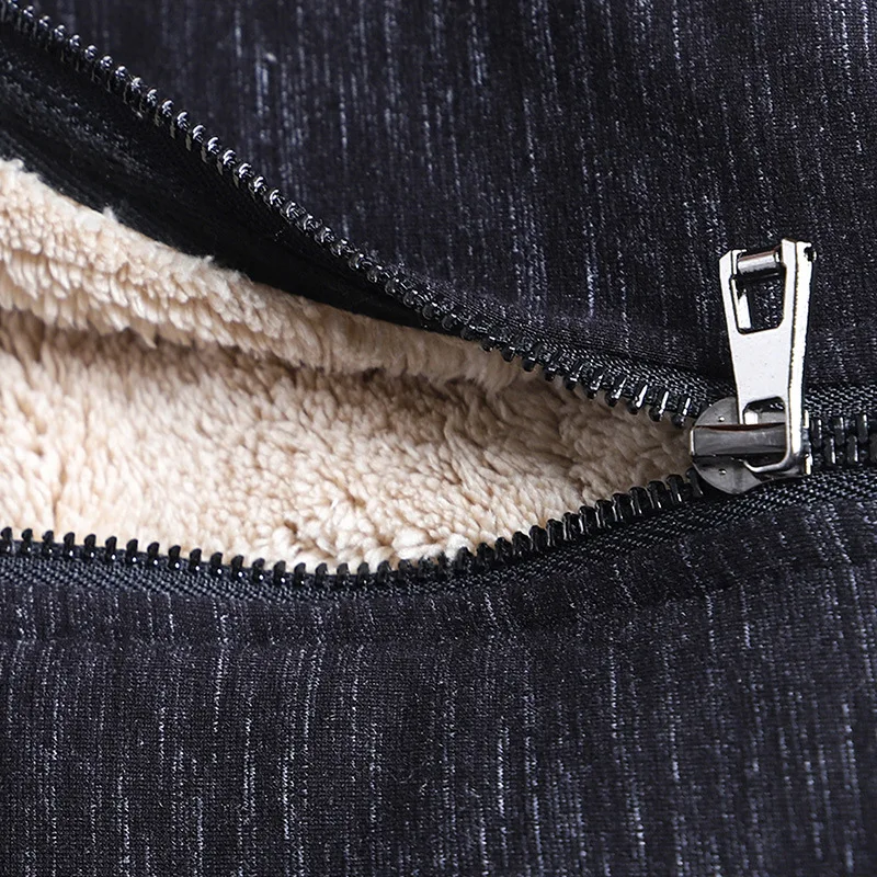 Plus Size 5XL 6XL 7XL 8XL Men Winter Wool Liner Warm Thicken Style Outdoor Sport Running Sportwear