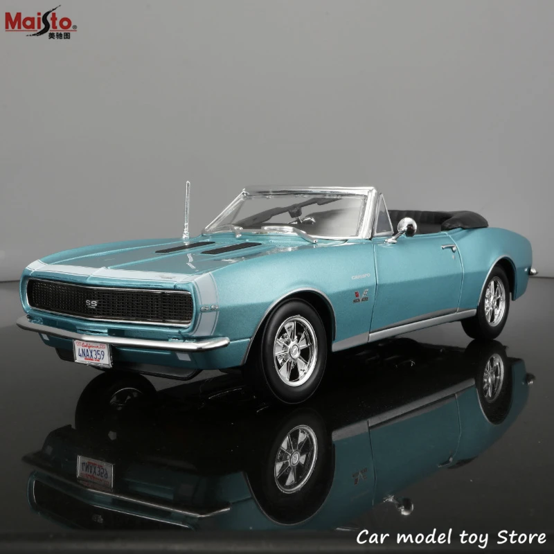 Maisto 1:18 1967 Chevrolet Camaro SS 396 сплав Ретро модель автомобиля классический автомобиль