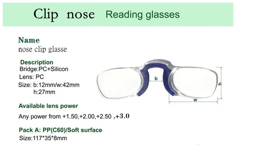 GLTREE очки для чтения без рук для мужчин и женщин прозрачные очки Портативная Лупа очки без оправы из силикагеля GNS21