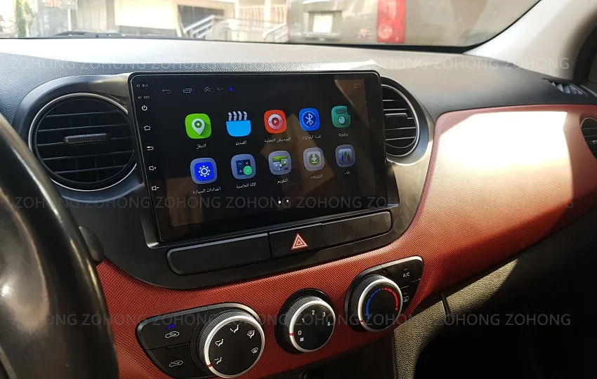 Discount 2.5D 9 inch Android 8.1 car dvd Multimedia player GPS for Hyundai I10 Auto navigation Radio Stereo recorder BT WIFI map 0