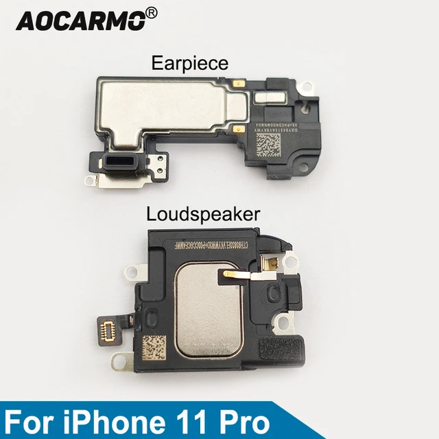 Aocarmo – oreillette supérieure pour iPhone 11 Pro, haut-parleur, sonnerie,  pièce de rechange - AliExpress