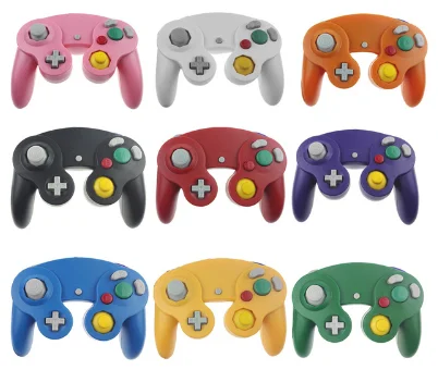 Подходит для nintendo GameCube пластиковый чувствительный джойстик для wii Профессиональный плеер проводной контроллер Поддержка вибрации взрыв