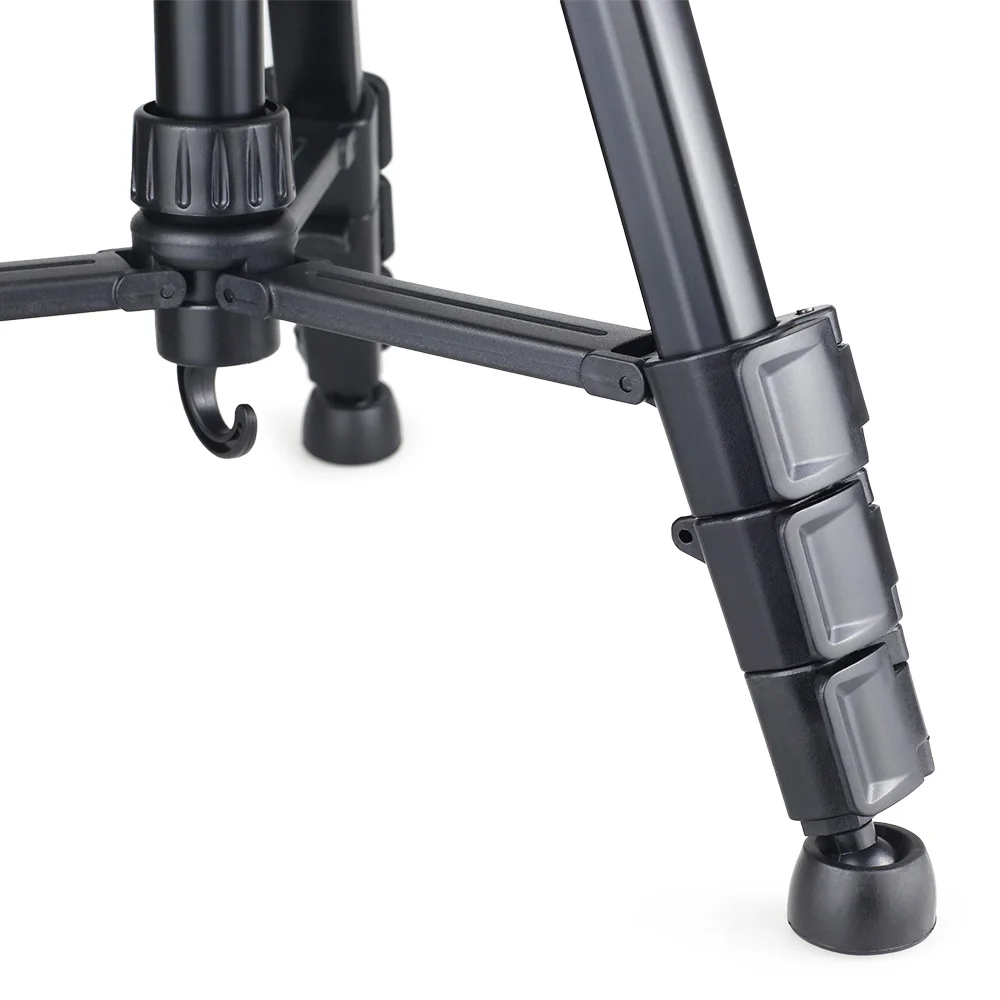 Portable Mobile Phone Tripode Professional Aluminium Tripod for DSLR Camera Gopro for iPhone Samsung Xiaomi Huawei with Pan Head