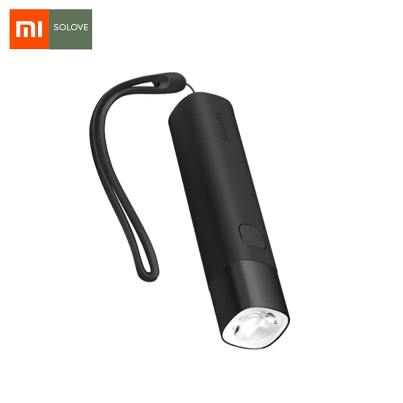 SOLOVE X3S 3000 мА/ч Мощность банк USB Перезаряжаемые Яркость фонарик для ежедневного