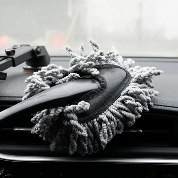 

Car Duster Microfiber Multipurpose Duster/Cleaning Dashboard Duster/Interior Car Detailing Brush Telescoping Dusting Tool