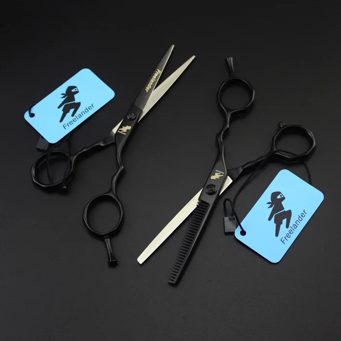 set 5," ножницы для волос Профессиональные Парикмахерские ножницы высокого качества для резки филировочные ножницы Расческа-Ножницы Парикмахерские салонные инструменты - Цвет: set