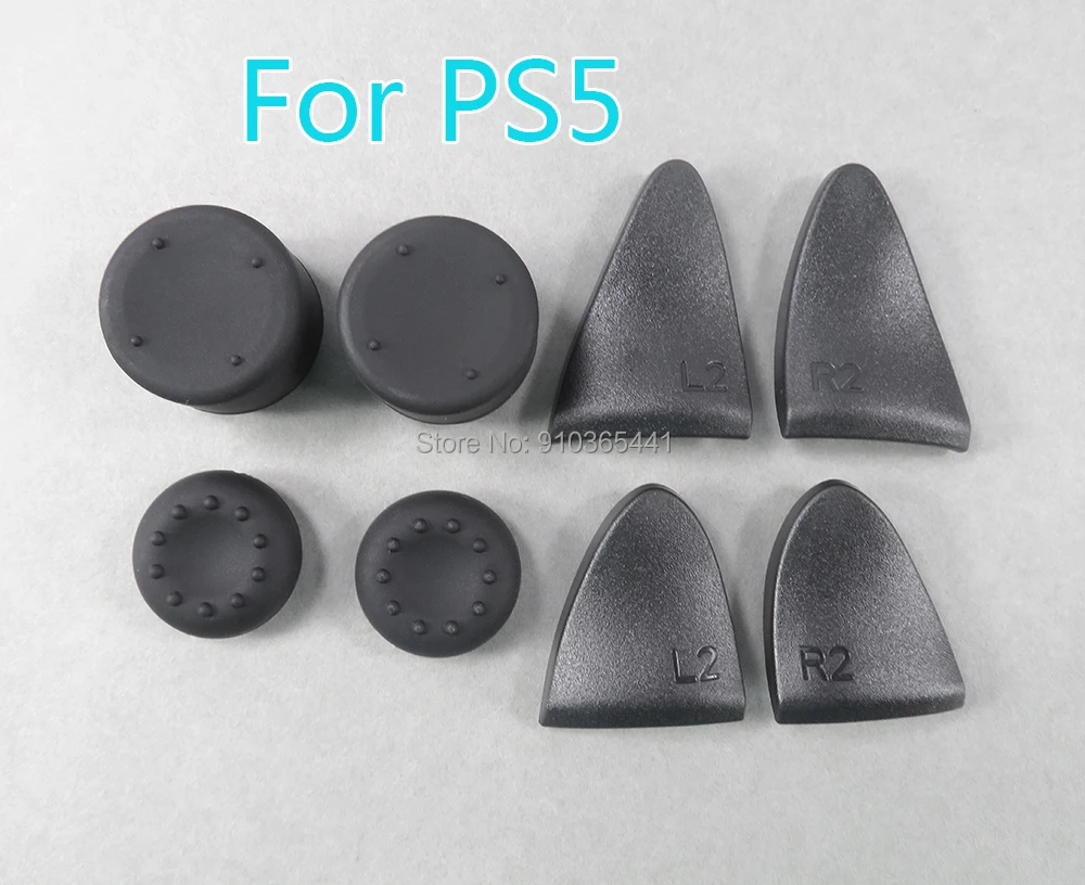 

10 компл./лот главный для PS5 контроллер 8in1 Стик Ручка Джойстик крышка L2 R2 расширители кнопка пуска Силиконовый Рокер Кепки