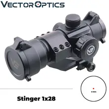 Векторная Оптика Stinger 1x28 Red Dot Riflescope Sight. 223 5,56 мм AR15 M4 M16 Scope