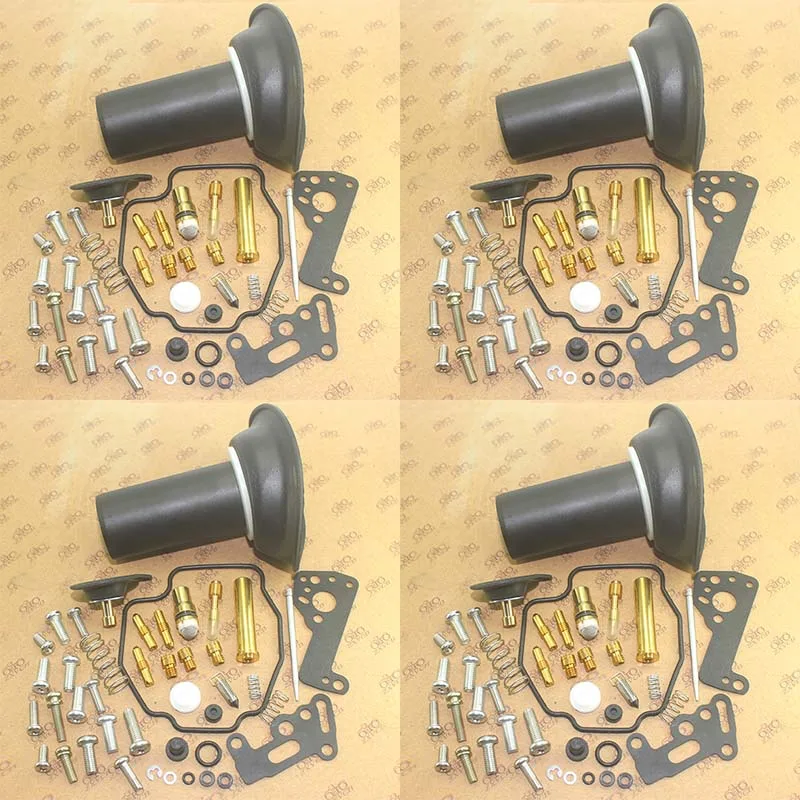 4set for V-MAX 1200 Vmax 1985-2000 V-MAX1200 Motorcycle carburetor repair kit plunger