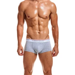 3 Pcs / Lot Men 's Boxer Shorts Soft Cotton Student Low-Rise Large U Convex Comfortable Men's Underwear Plus Size Underpants