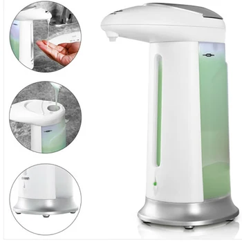 

400ml Automatic Liquid Soap Dispenser Smart Sensor Touchless Electroplated Sanitizer Dispensador for Kitchen Bathroom Dropship