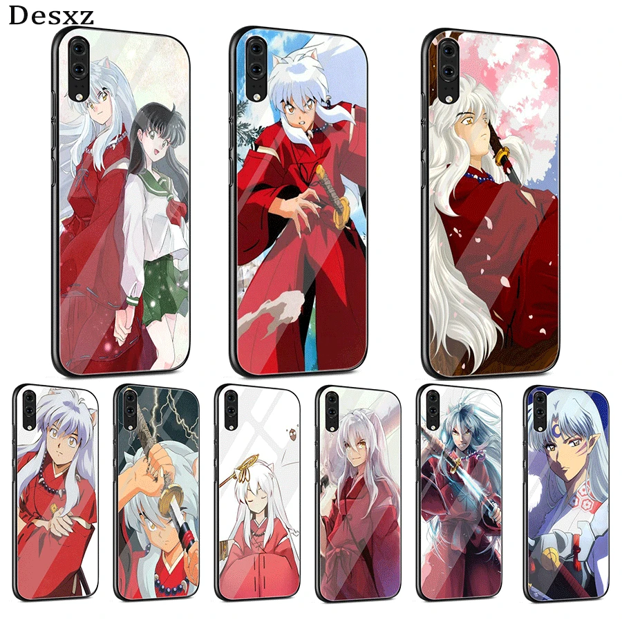Новый чехол с аниме комиксом Inuyasha стеклянный для телефона Huawei Honor 7A Pro 8X 9 Lite 10