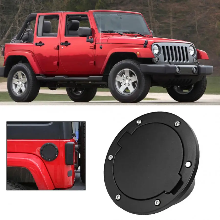 Крышка топливного бака, масляный бак, Черный ABS, подходит для Jeep Wrangler JK 2007 2008 2009 2010 2011 2012 2013