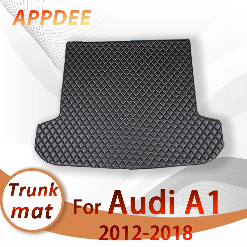 

APPDEE Car trunk mat for Audi A1 Two/Four doors 2012 2013 2014 2015 2016 2017 2018 cargo liner carpet interior accessories cover