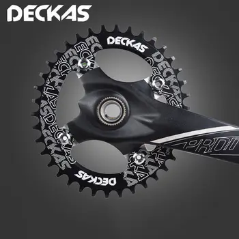 

DECKAS 32T-38T 104bcd MTB Bike Chainring Narrow Wide Oval Crankset Bolts For Bicycle