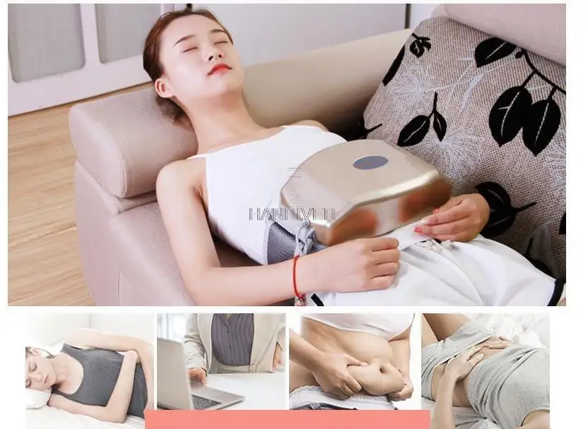 

Foldable Heating Abdominal Massager Forward Reverse Kneading Timing Charging Protect Stomach Warm Health Device Instrument
