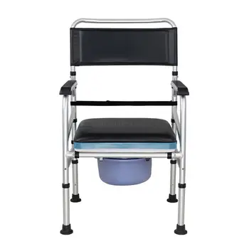 

Bedside Commode Chair Shower Chair for Senior Adults Handicap Elderly Adjustable Height Folding Medical Toilet Chair Stool